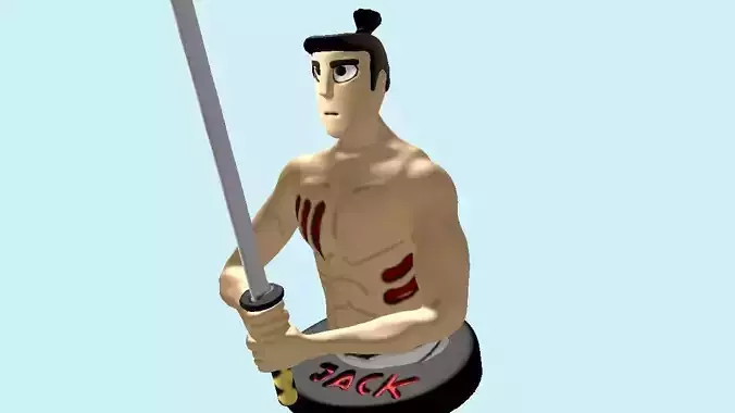 Samurai Jack for 3d printing