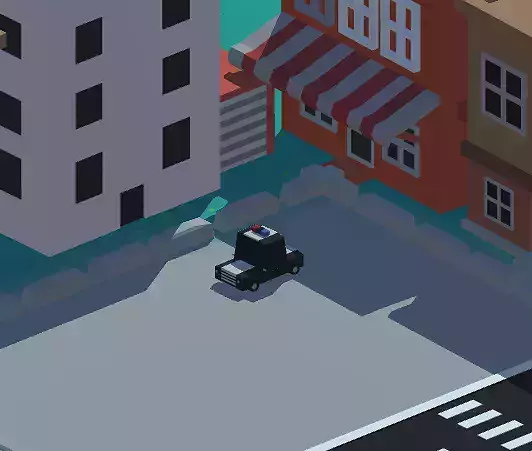 Police car driving game