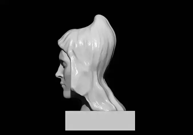 mariane bust 3D print model