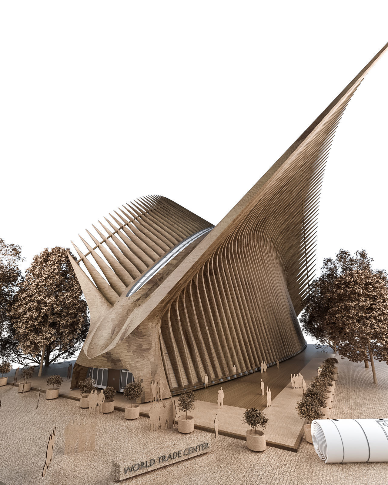 WOODEN MAQUETTE 3D model_7