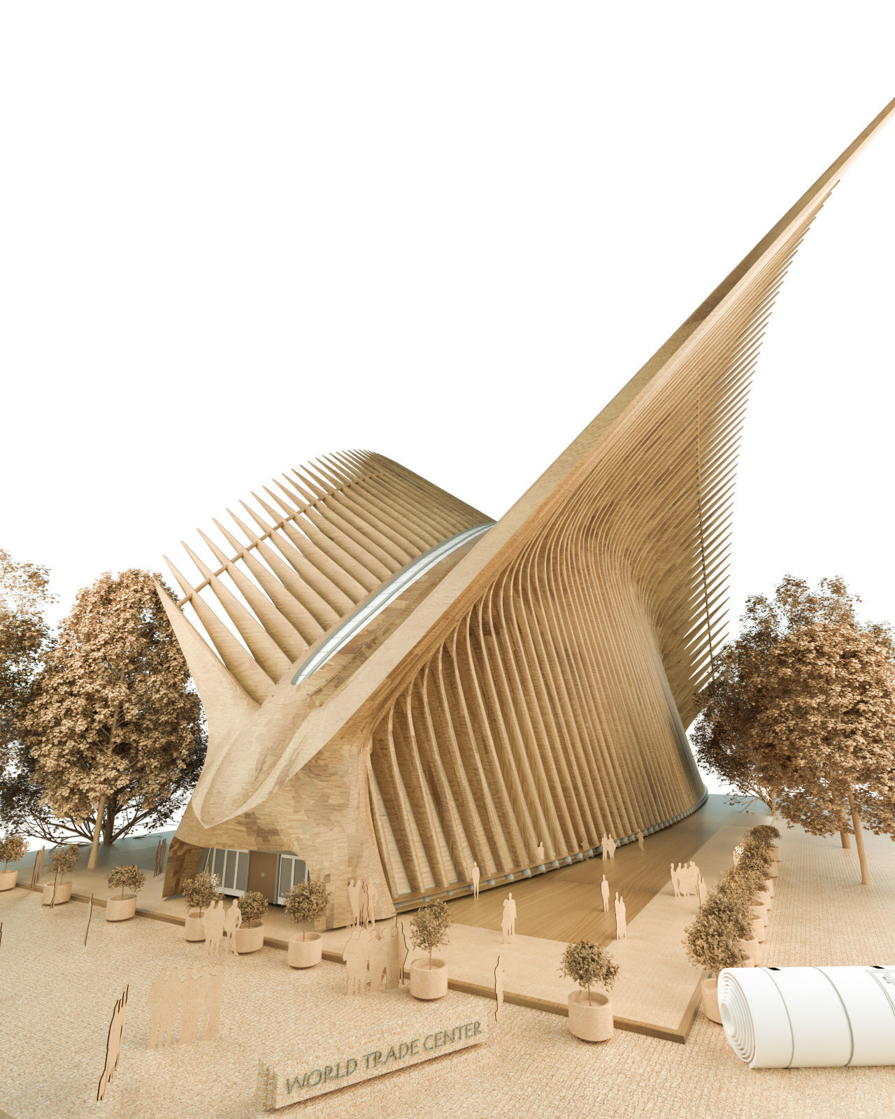 WOODEN MAQUETTE 3D model_5