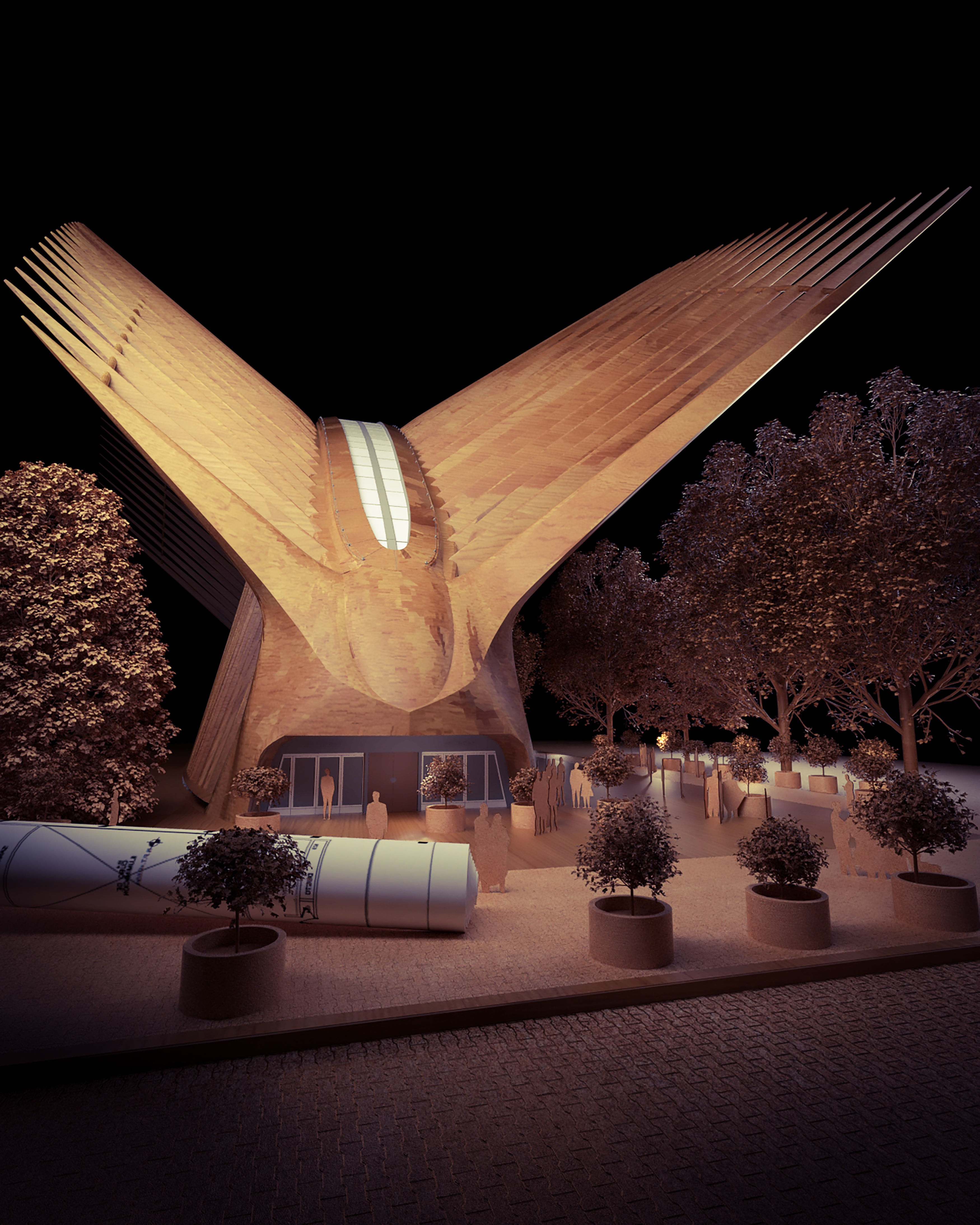 WOODEN MAQUETTE 3D model_8