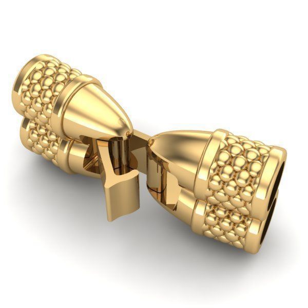 MEN LEATHER BRACELET 3D print model_4