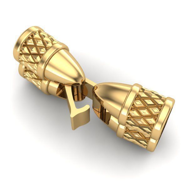 MEN LEATHER BRACELET 3D print model_4