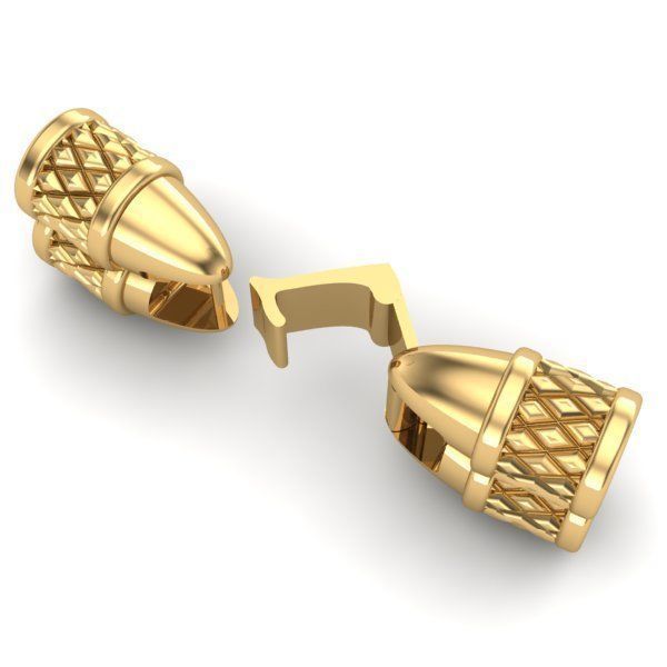 MEN LEATHER BRACELET 3D print model_5