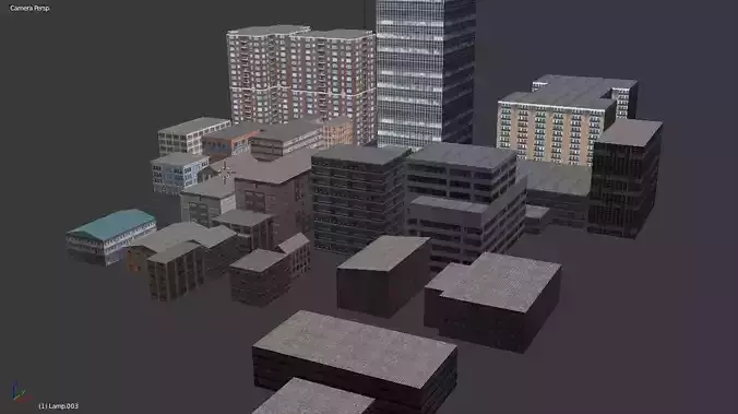 38-In-1 Low Poly Building Pack