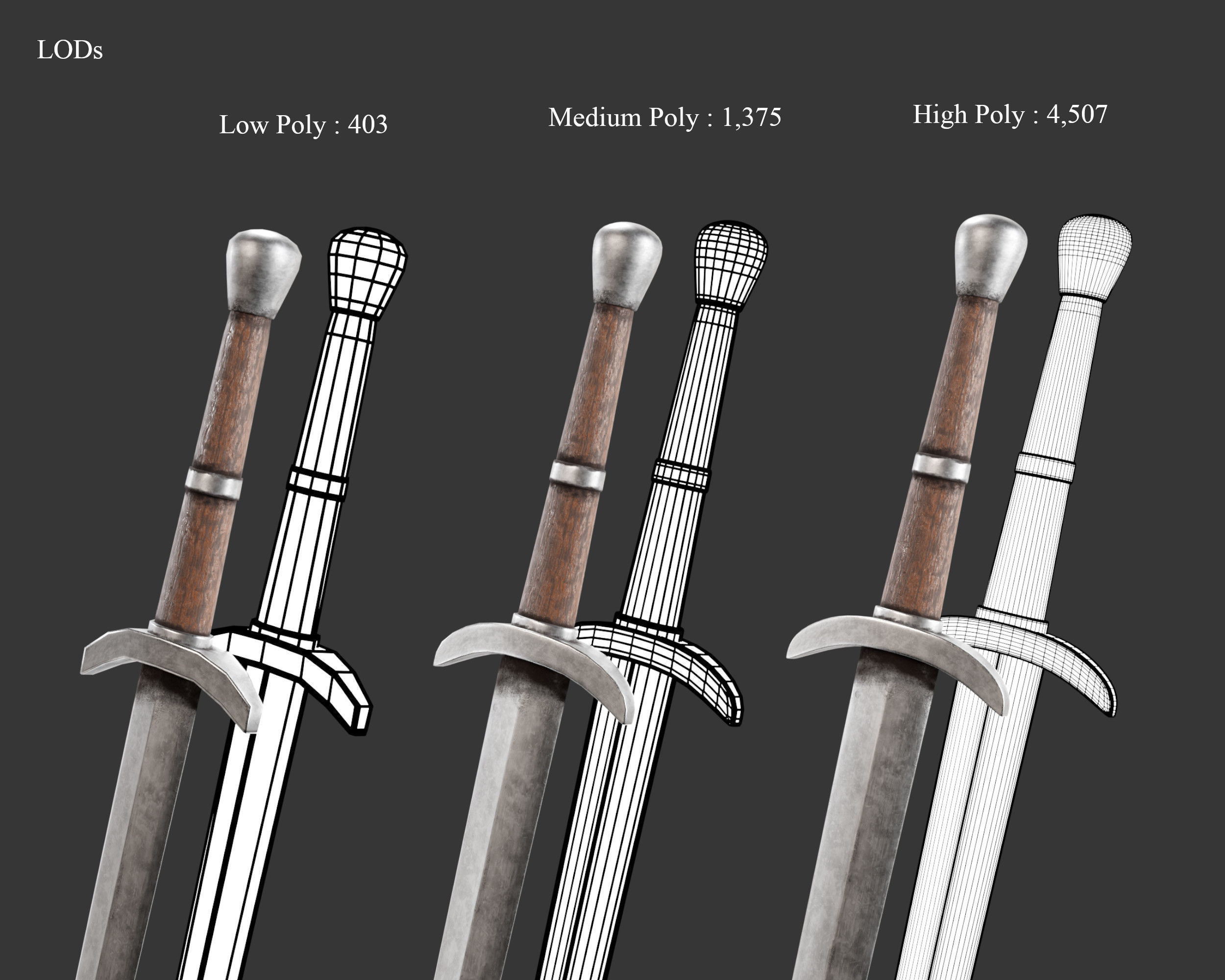 Medieval Collection Common Weapons Set _28