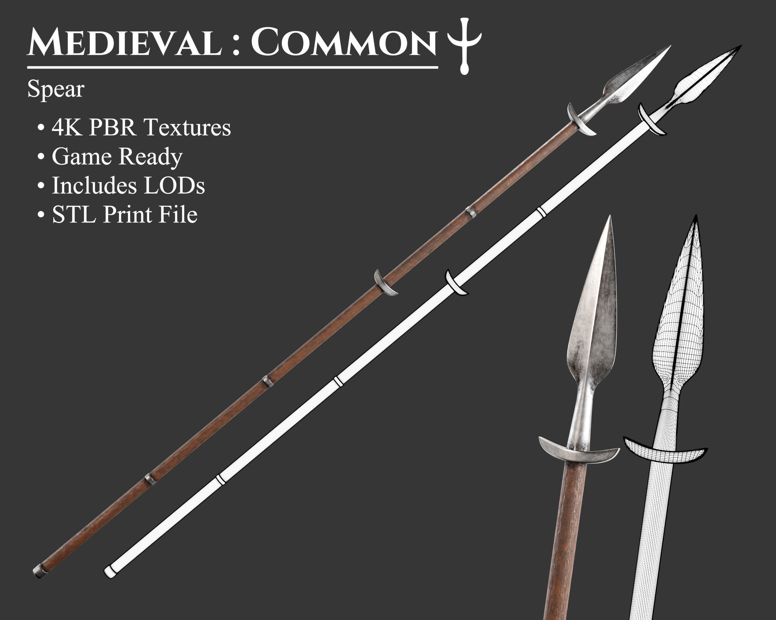 Medieval Collection Common Weapons Set _30