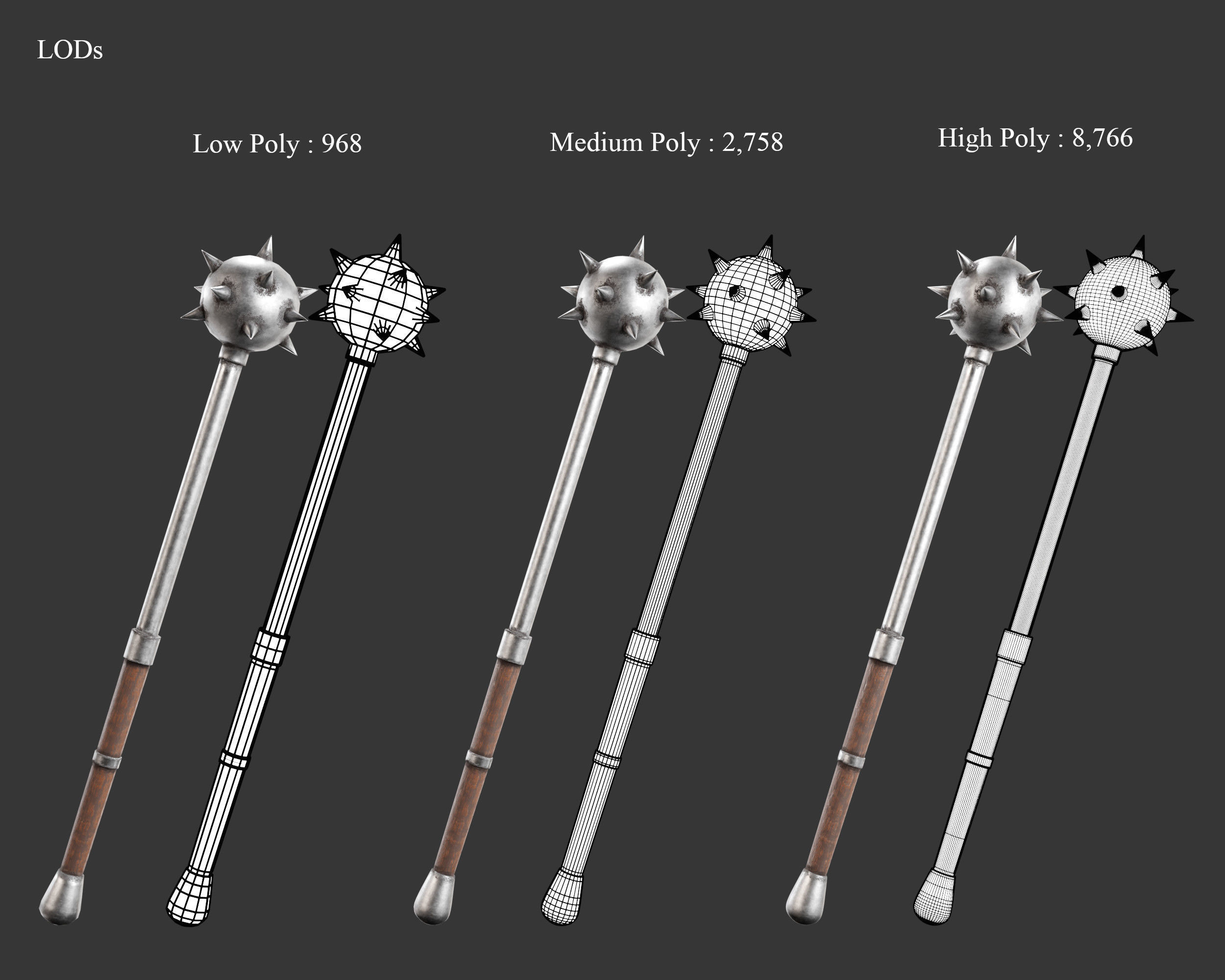 Medieval Collection Common Weapons Set _22