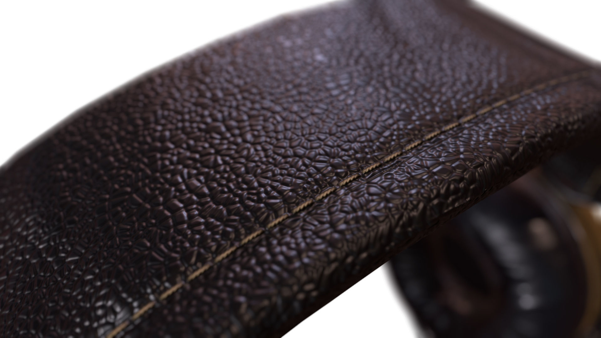 Military Headphone Low-poly 3D model_10