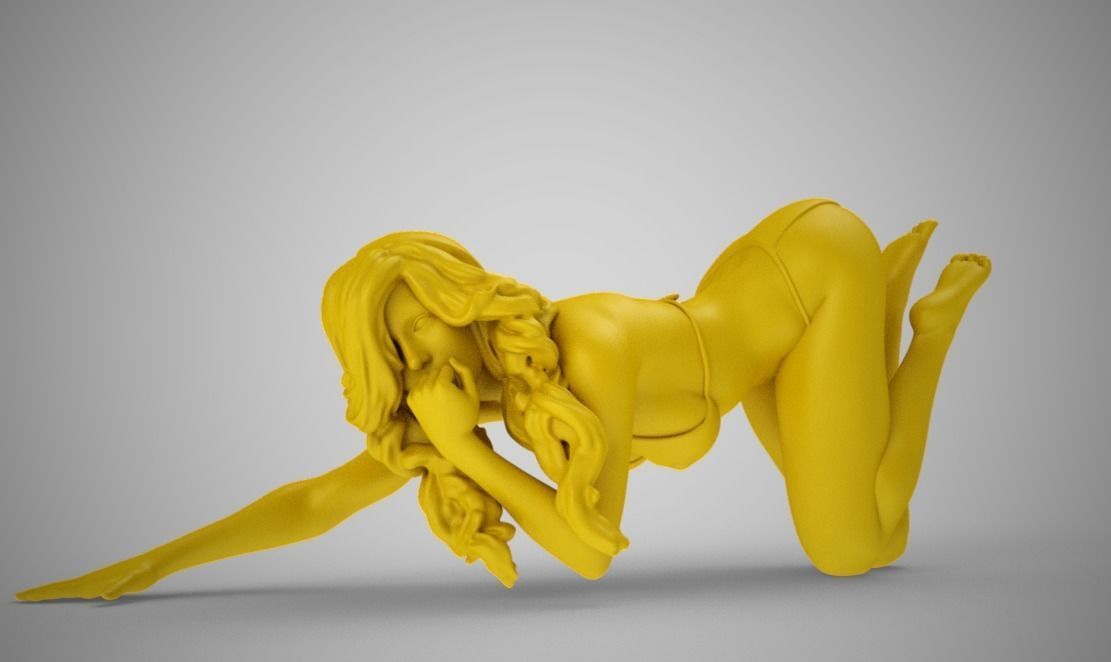 Slender Woman 3D print model_12