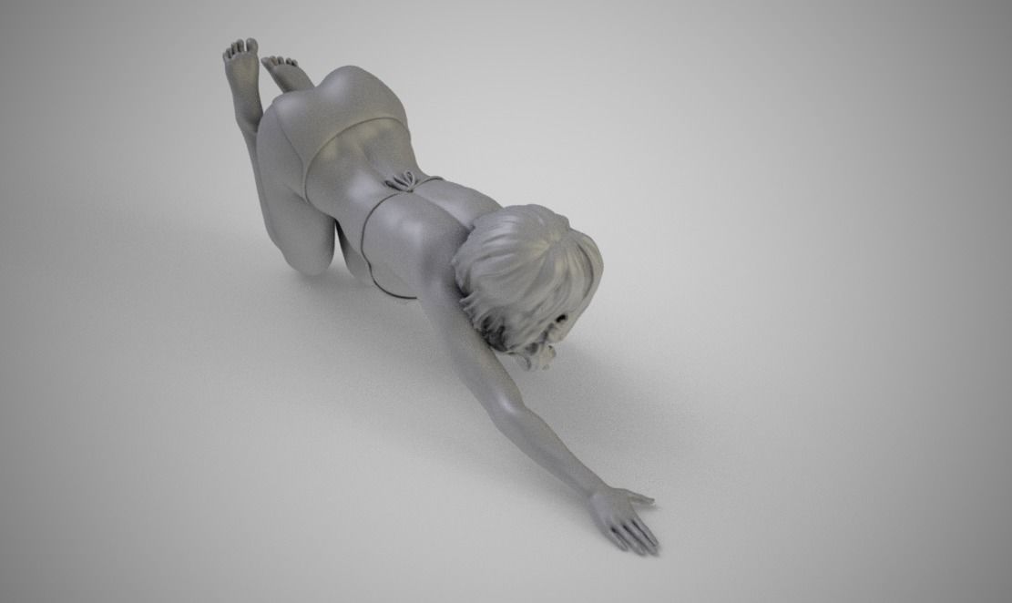Slender Woman 3D print model_3