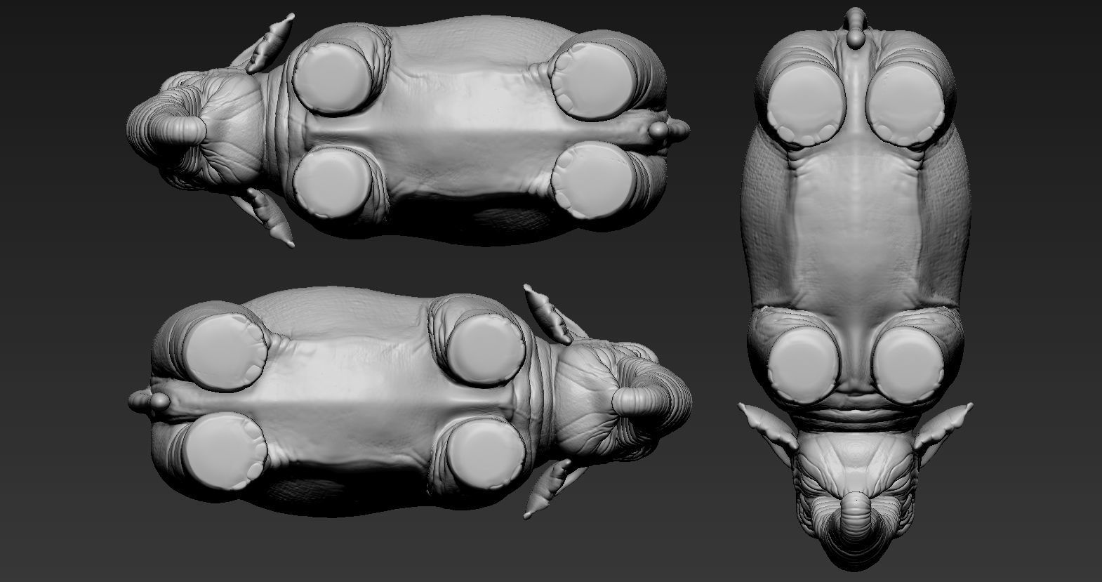 Elephant asian 3D print model_12