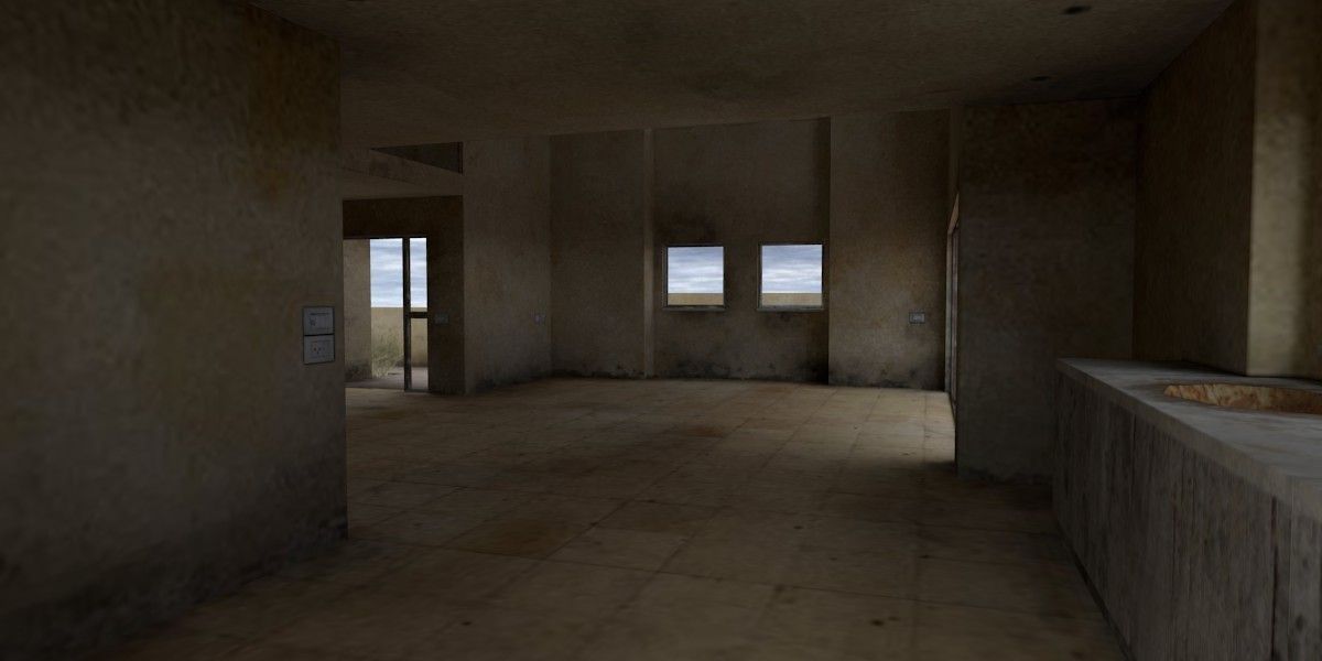  A private house 2  Low-poly 3D model_2