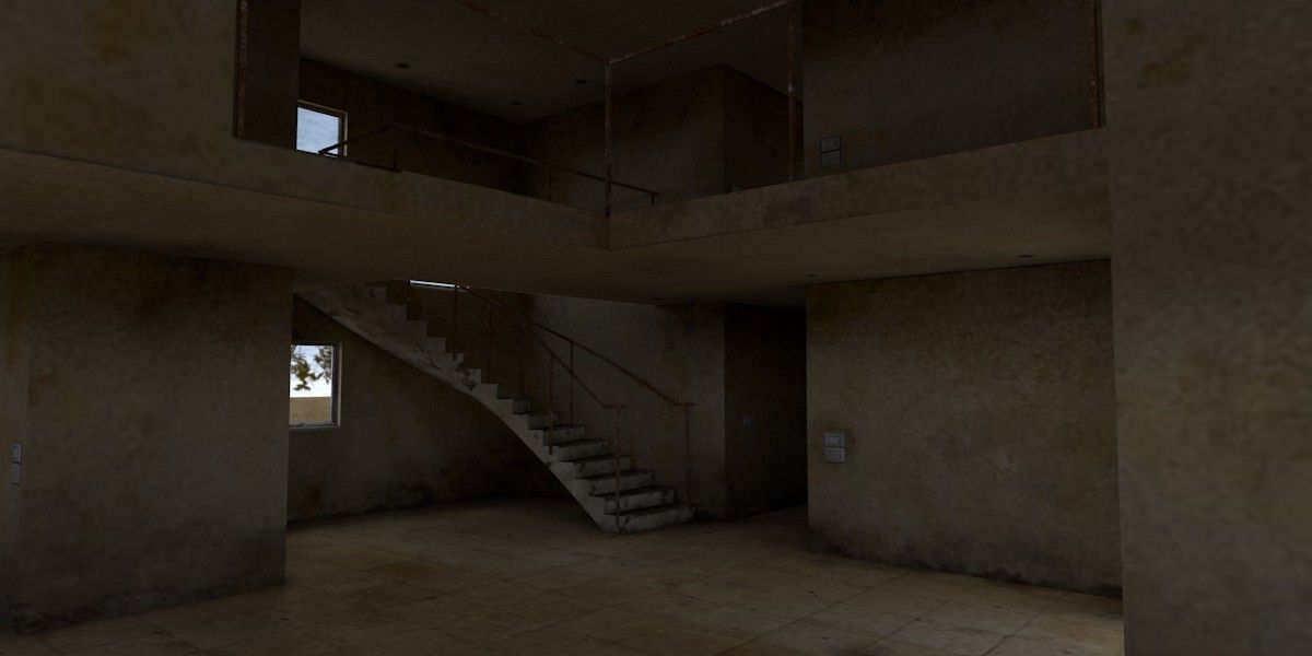  A private house 2  Low-poly 3D model_3