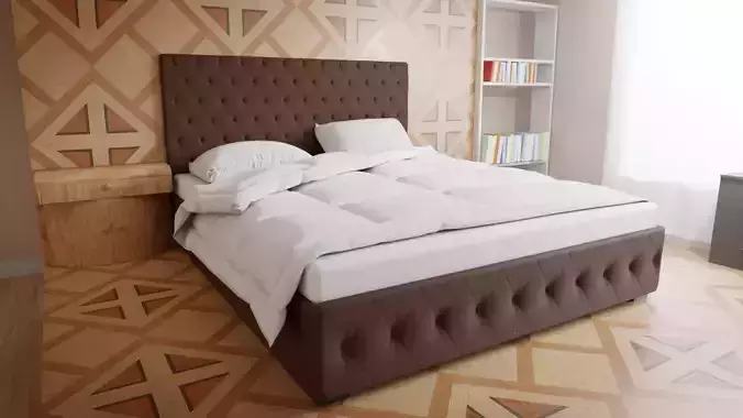 Plush Luxurious Bed pillows blanket mattress