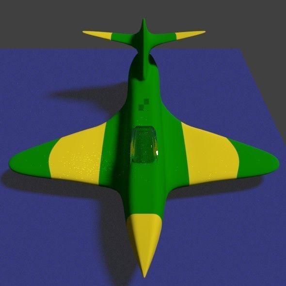 Concept of WWI aircraft 3D model_2