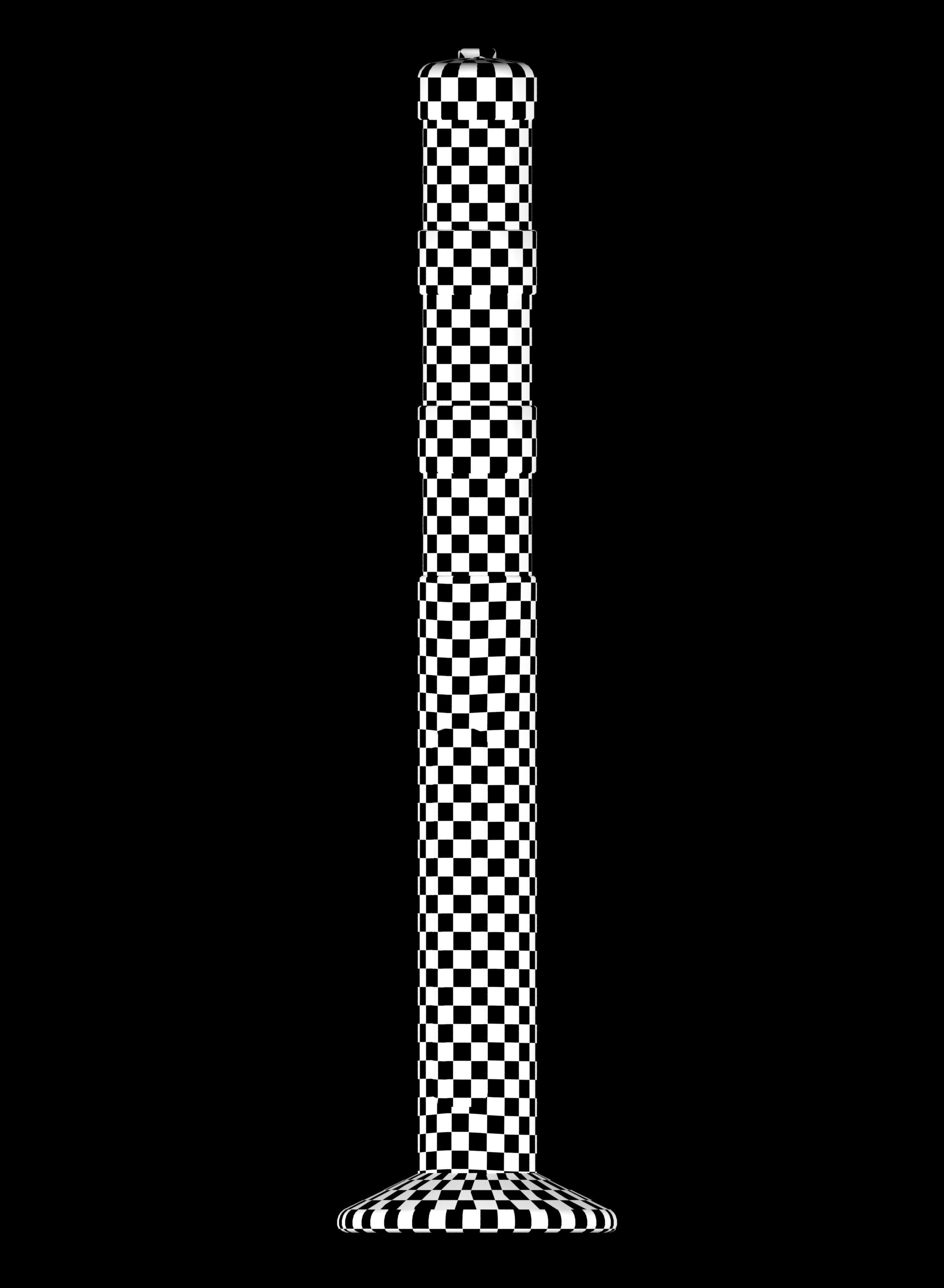 Traffic cone Low-poly 3D model_8