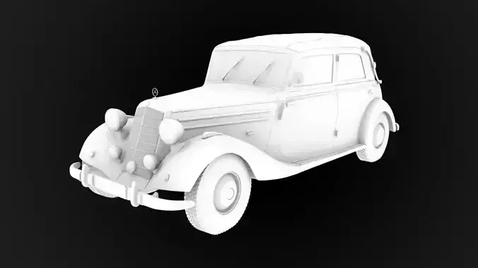 High-Poly Mercedes Benz 170