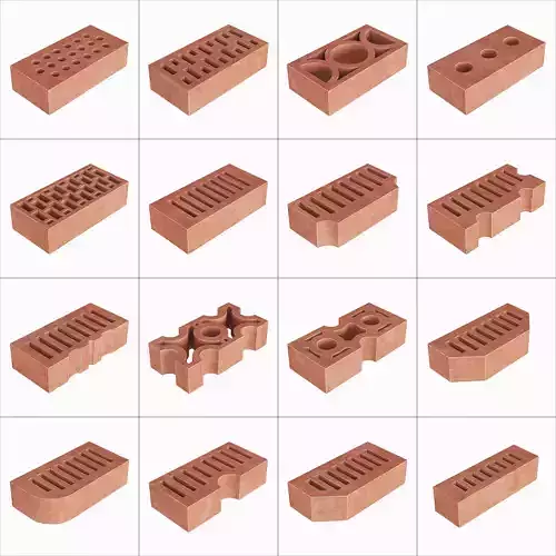 Building bricks 3D model