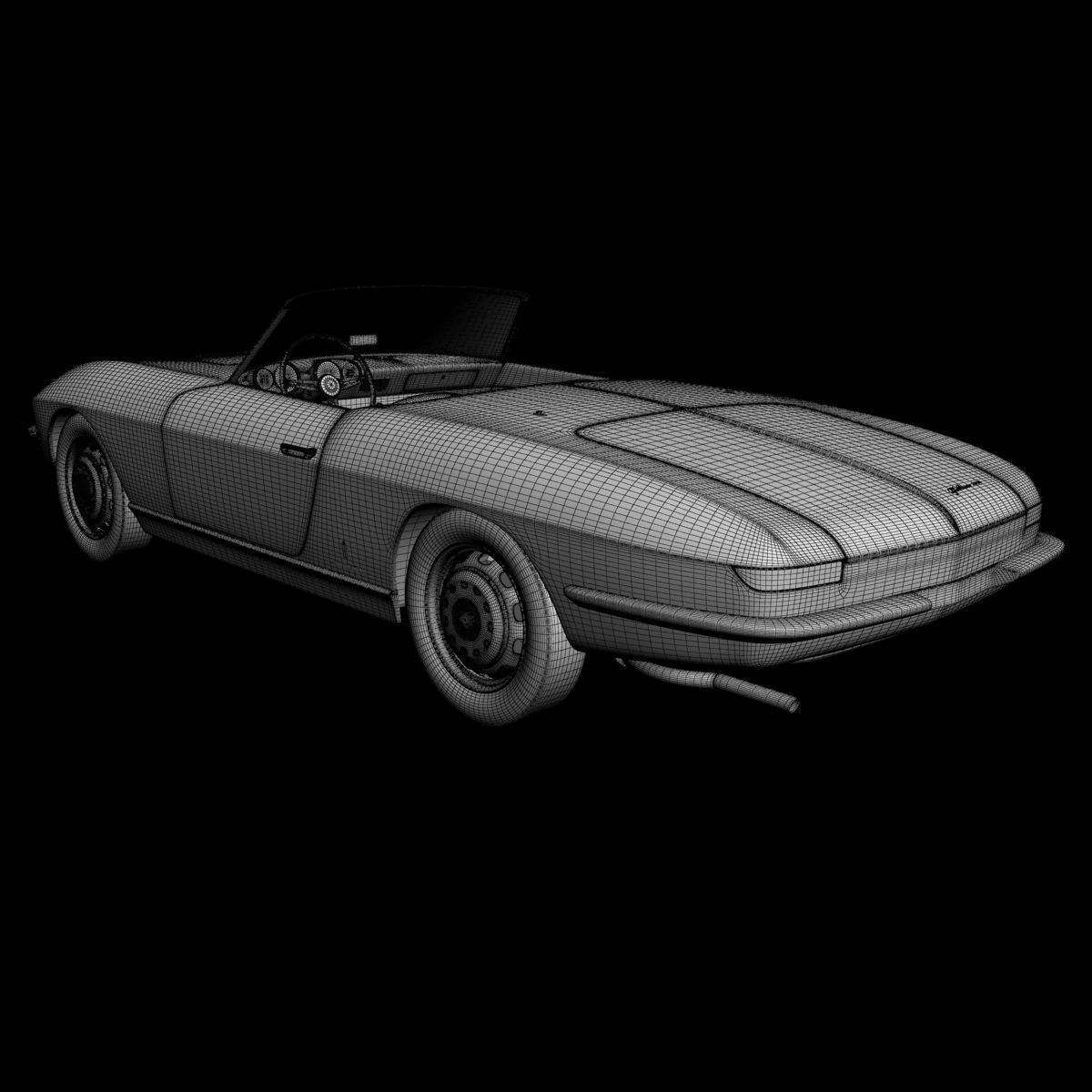 Alfa Romeo 2600 Cabriolet Speciale 3D model_16