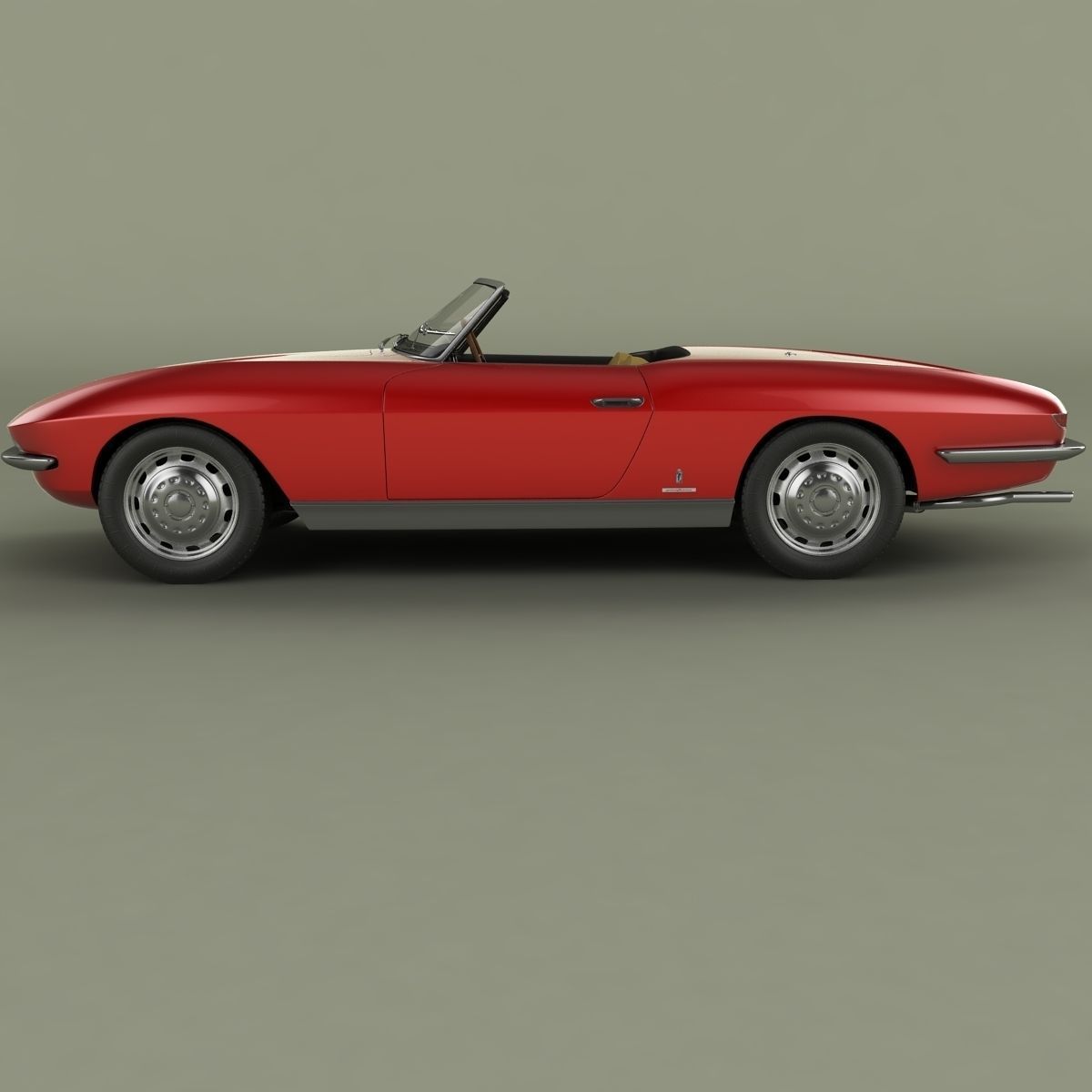 Alfa Romeo 2600 Cabriolet Speciale 3D model_1