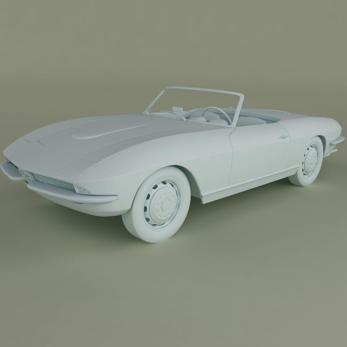 Alfa Romeo 2600 Cabriolet Speciale 3D model_10