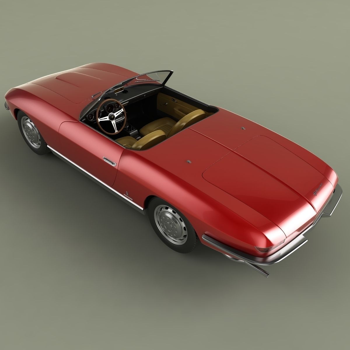 Alfa Romeo 2600 Cabriolet Speciale 3D model_7