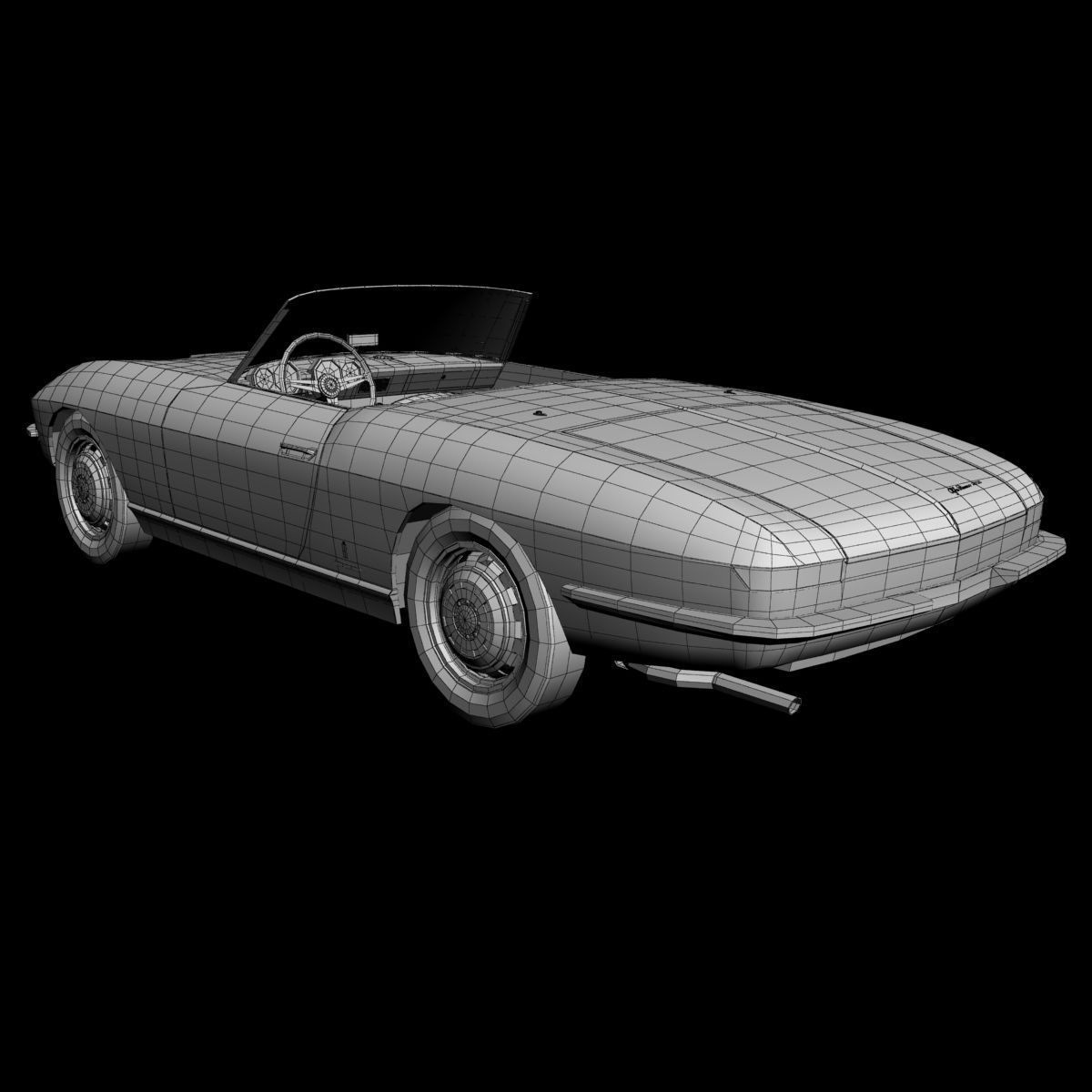 Alfa Romeo 2600 Cabriolet Speciale 3D model_15