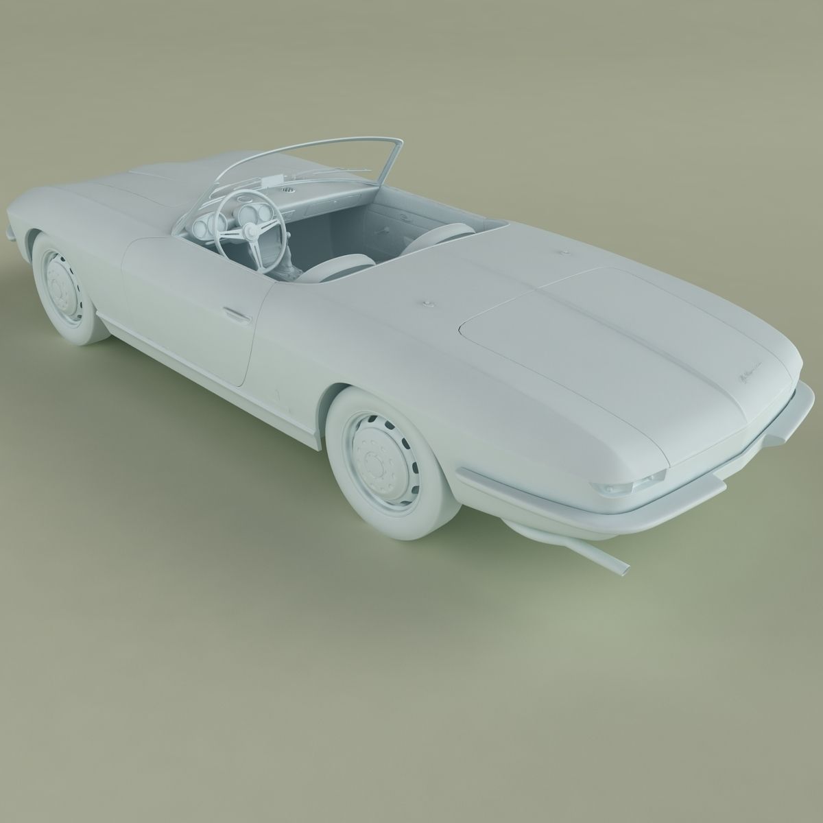 Alfa Romeo 2600 Cabriolet Speciale 3D model_12