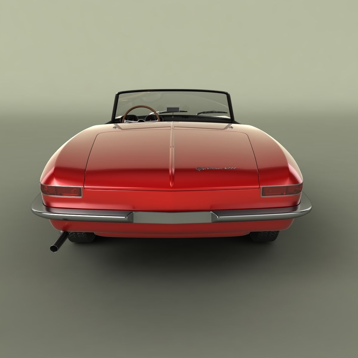Alfa Romeo 2600 Cabriolet Speciale 3D model_3