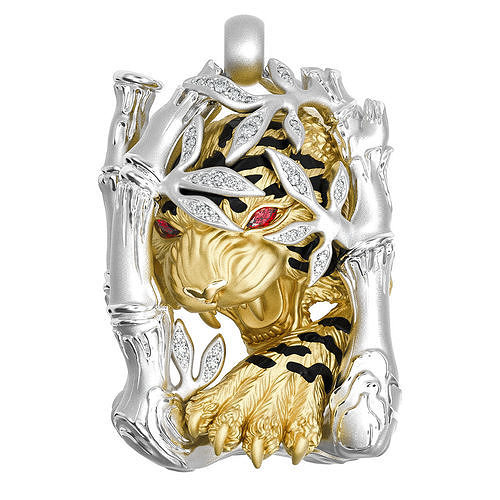 NECKLACE ACECHO TIGER MAGERIT  3D print model