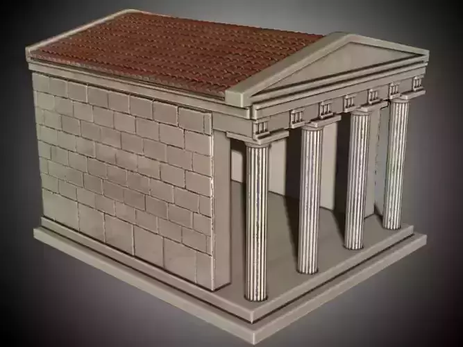 Ancient Greek Temple Free 3D print model