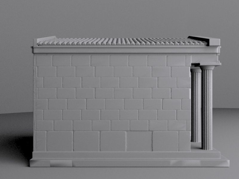 Ancient Greek Temple Free 3D print model_2