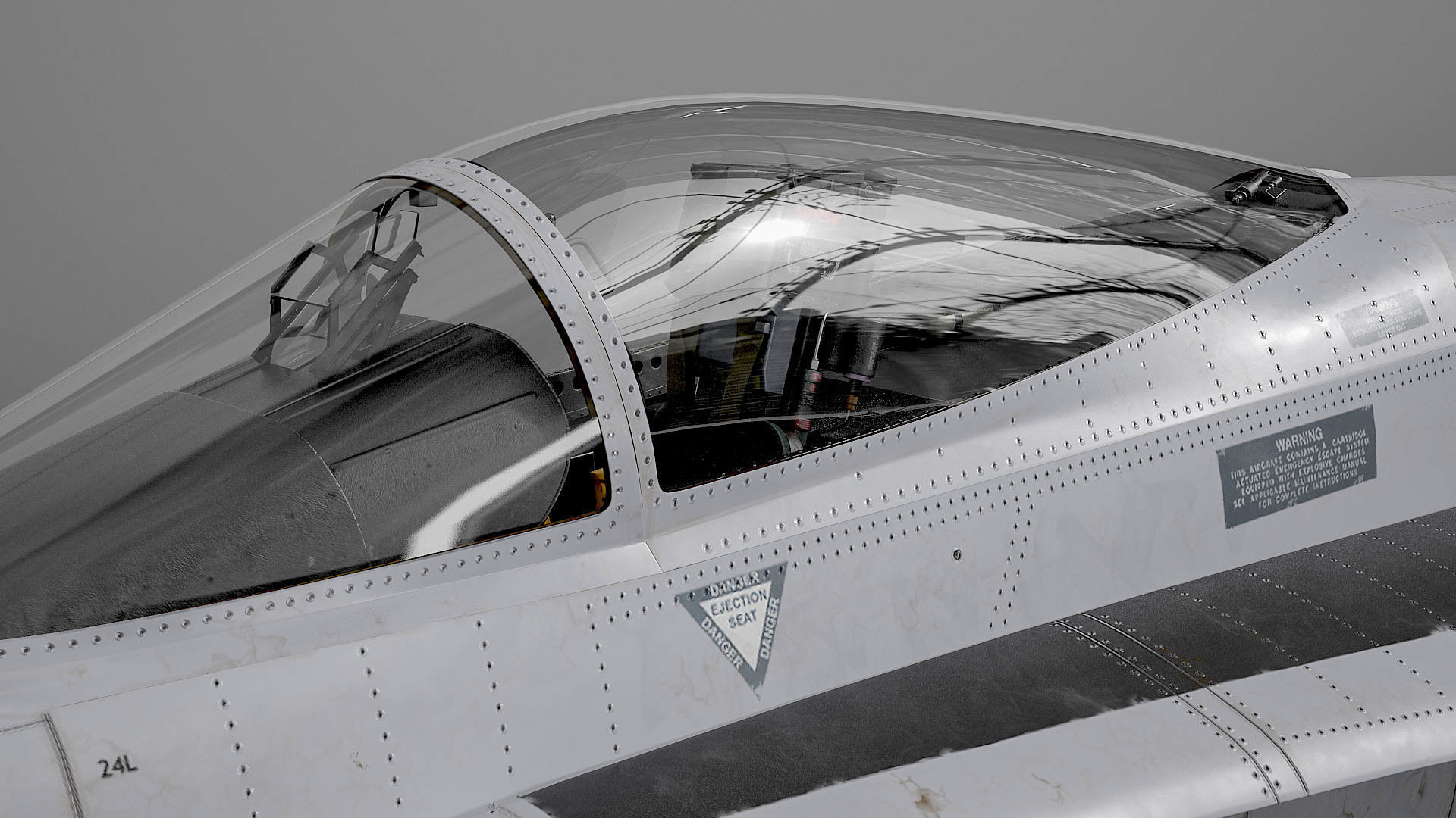 McDonnell Douglas FA-18C Hornet rigged 3D model_25