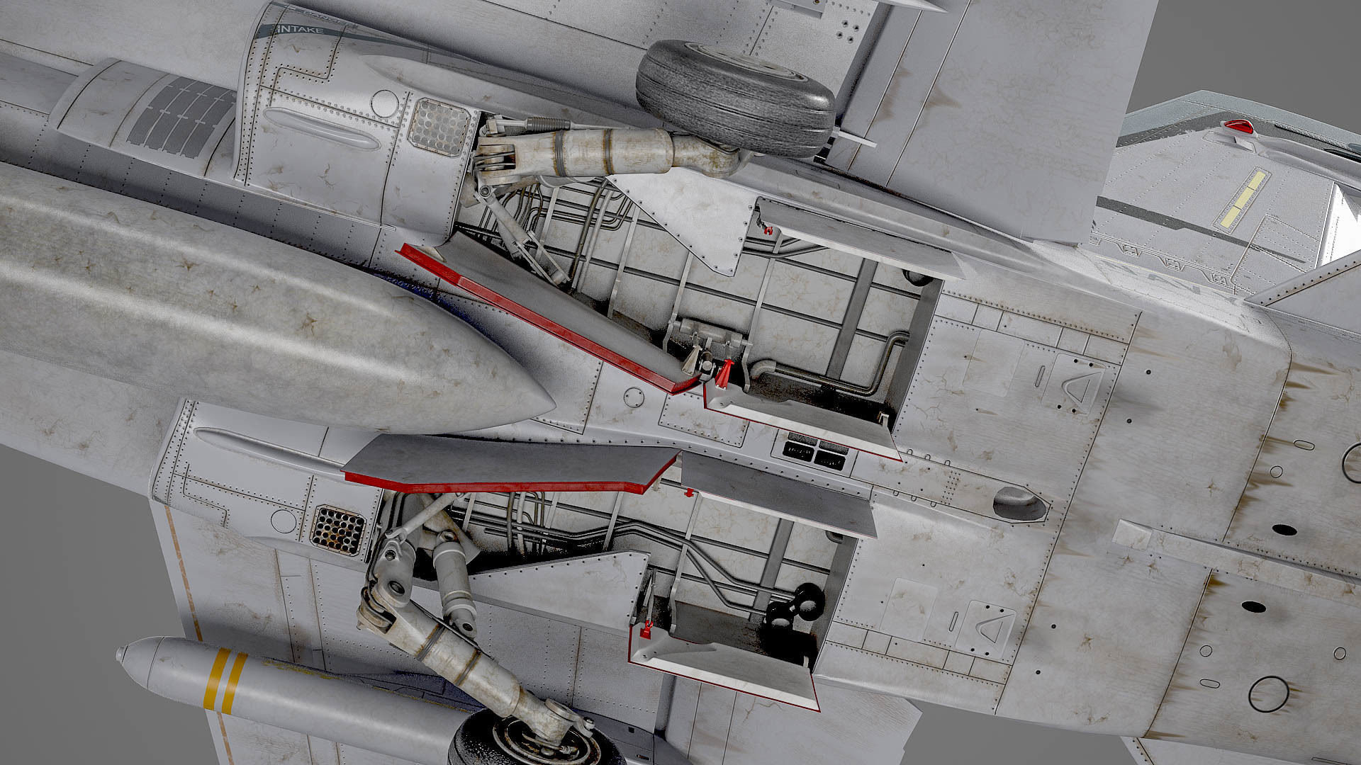 McDonnell Douglas FA-18C Hornet rigged 3D model_19