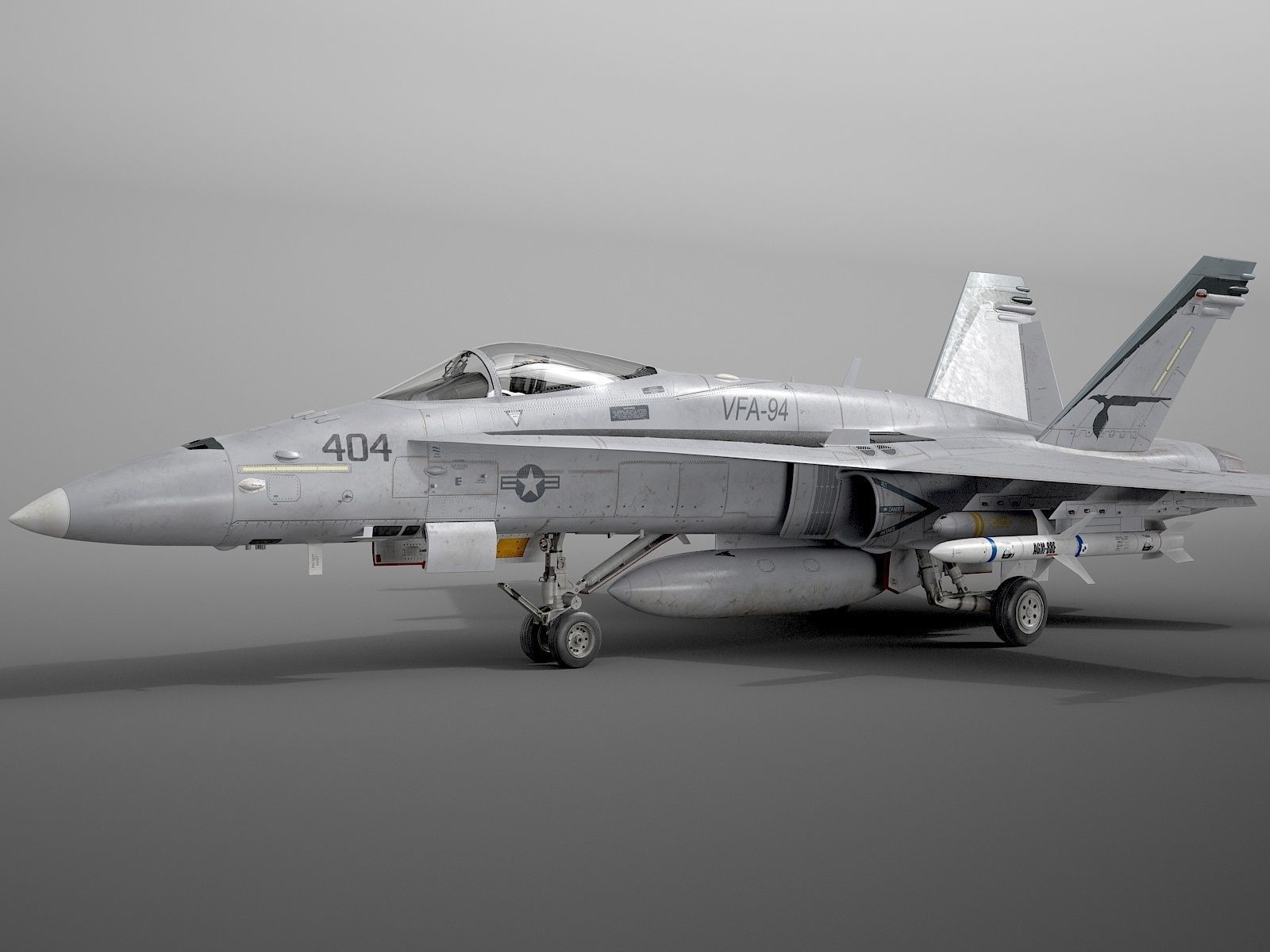 McDonnell Douglas FA-18C Hornet rigged