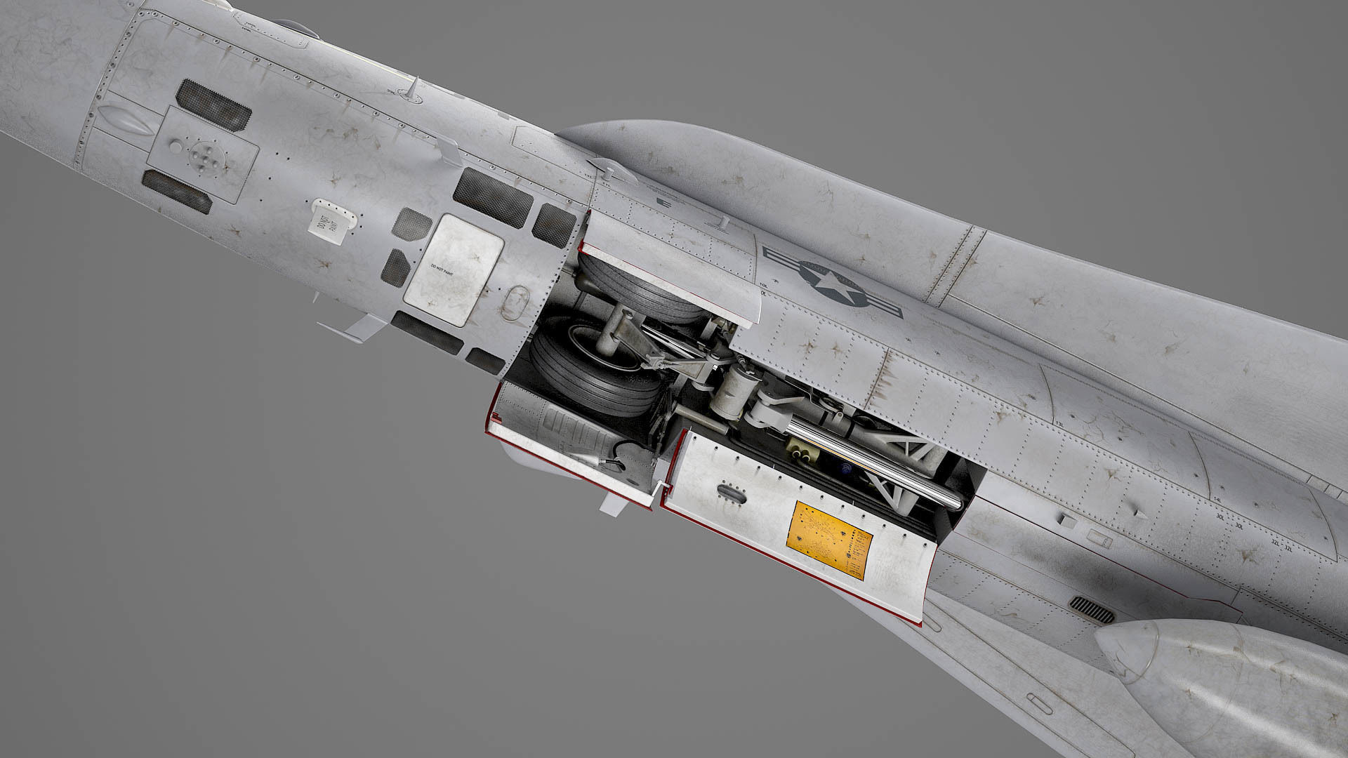 McDonnell Douglas FA-18C Hornet rigged 3D model_17