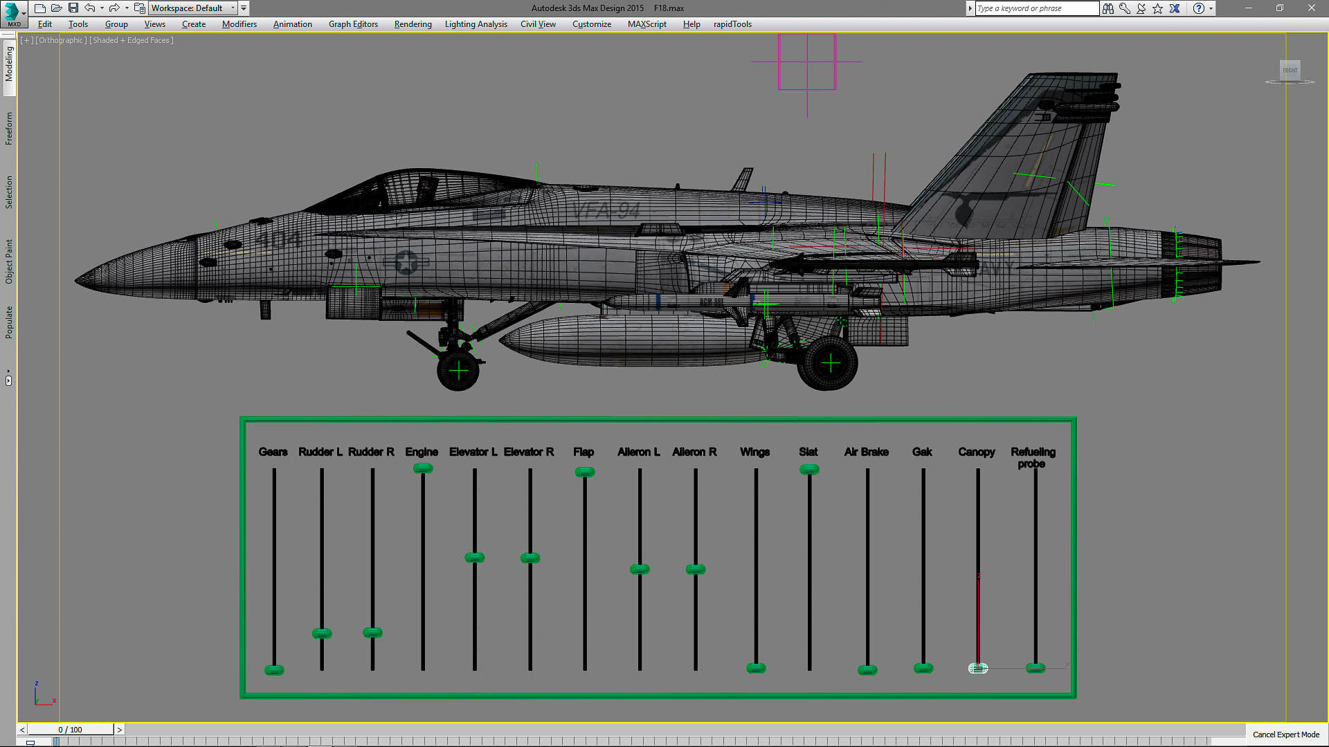 McDonnell Douglas FA-18C Hornet rigged 3D model_36