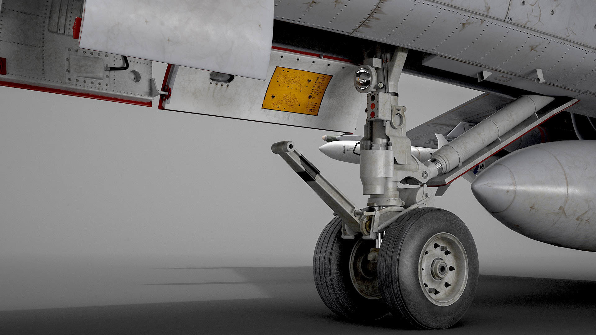 McDonnell Douglas FA-18C Hornet rigged 3D model_11
