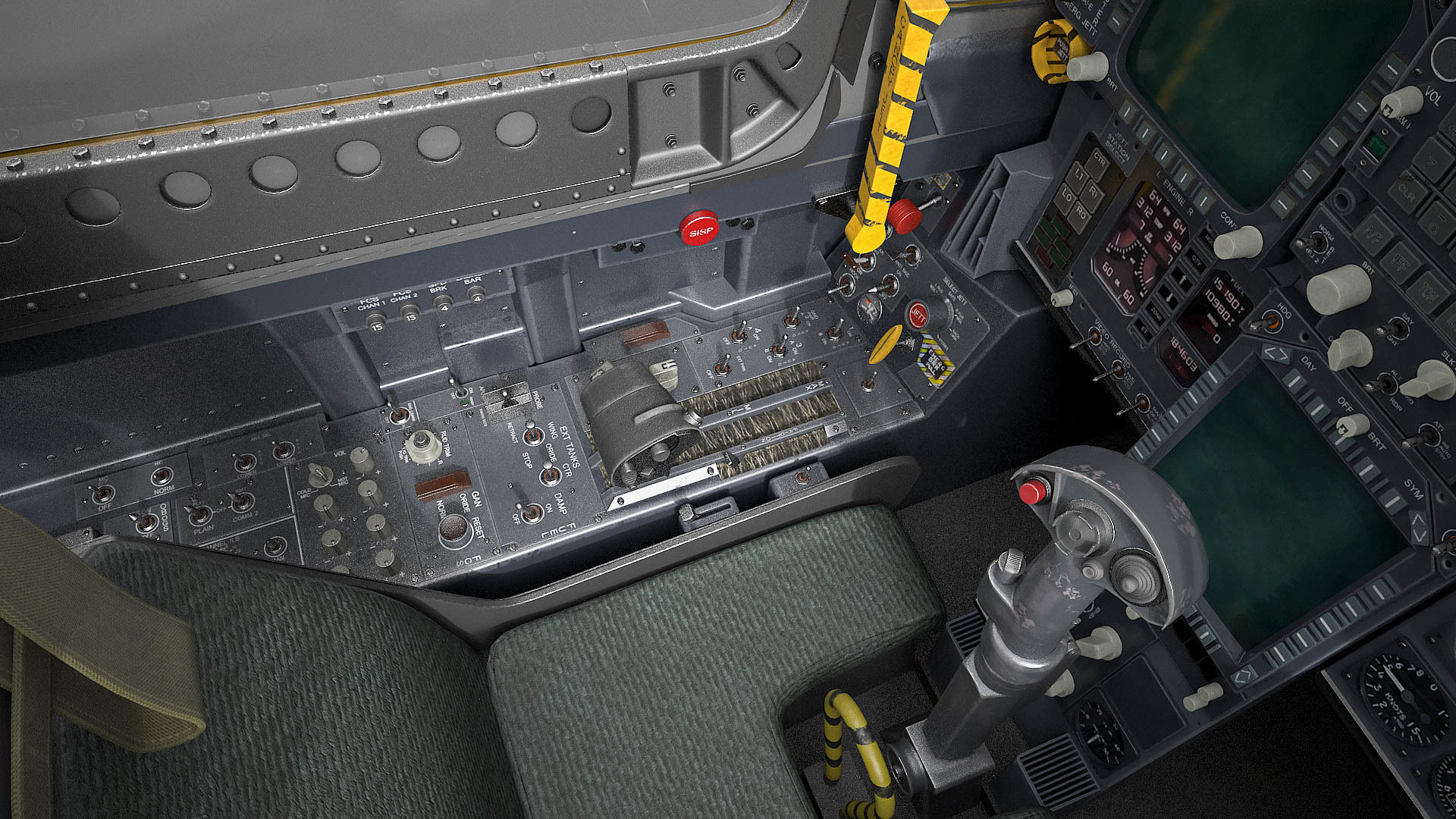 McDonnell Douglas FA-18C Hornet rigged 3D model_28