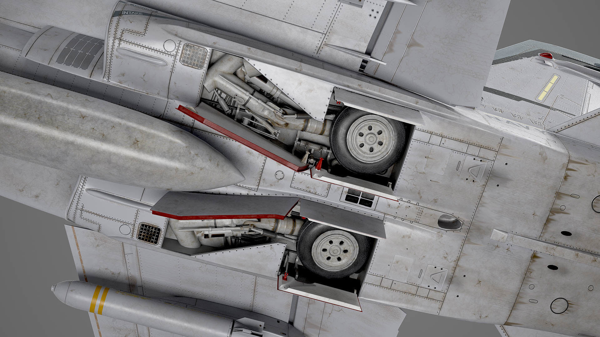 McDonnell Douglas FA-18C Hornet rigged 3D model_20