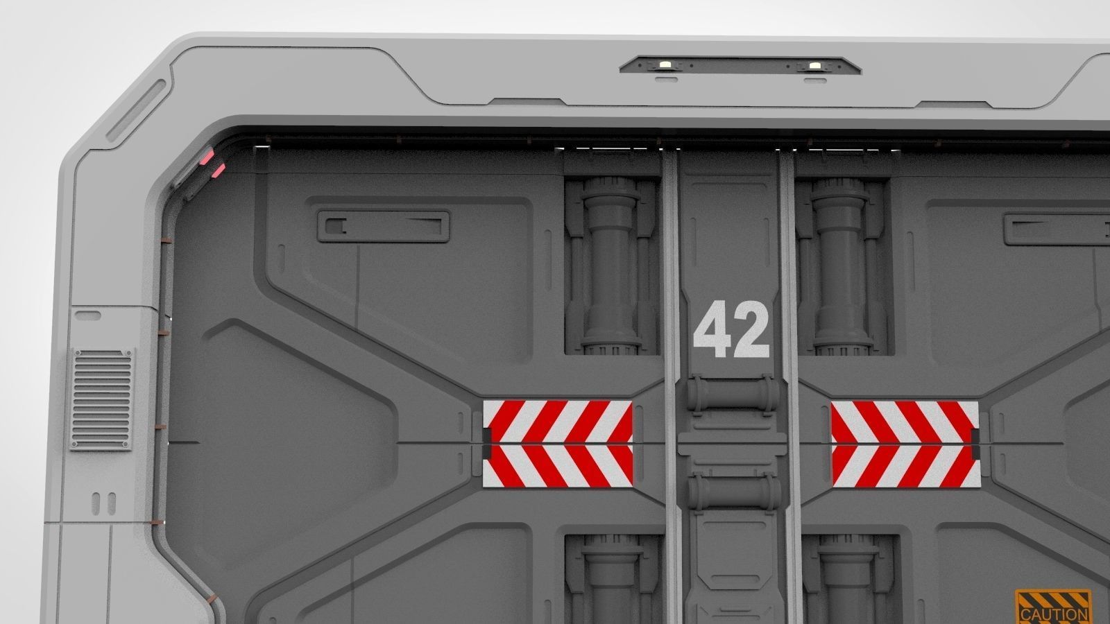 sci fi door 18 3D model_10