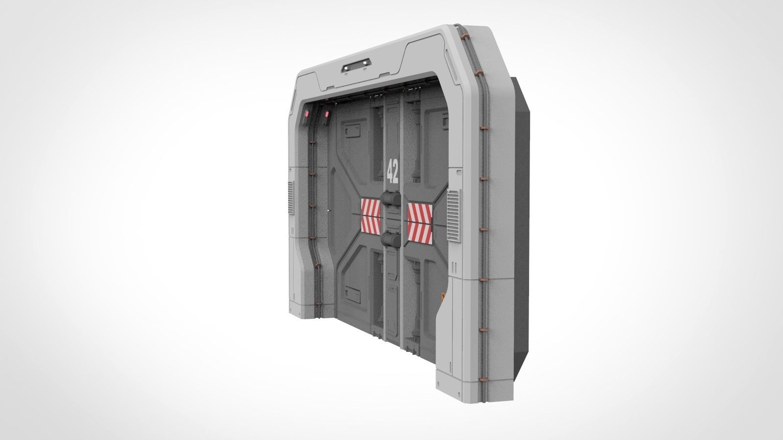 sci fi door 18 3D model_8