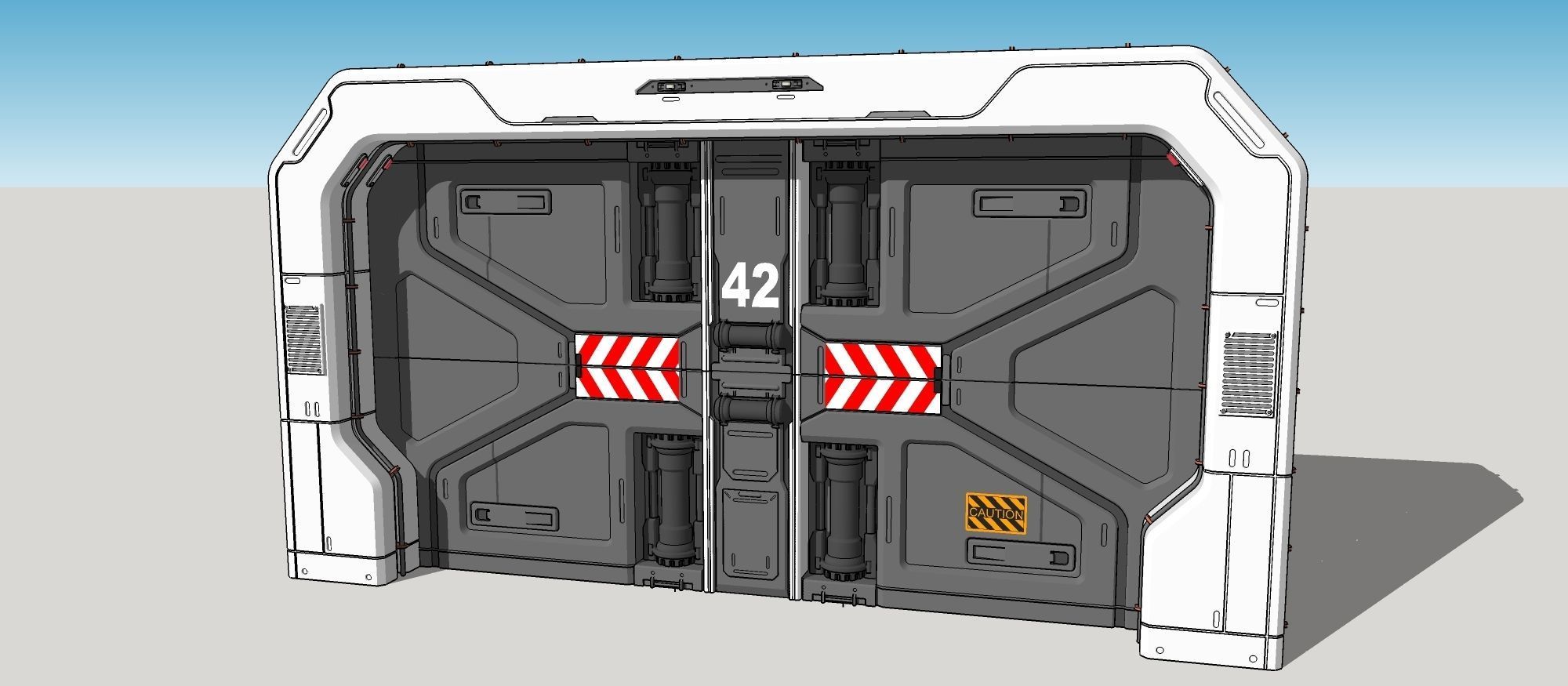 sci fi door 18 3D model_17