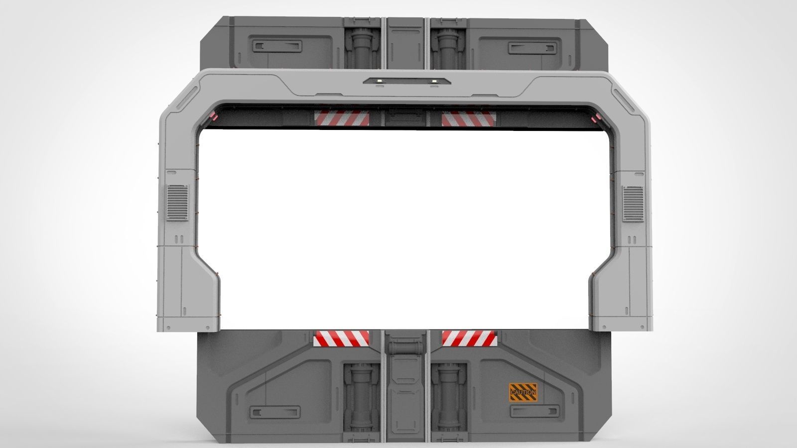 sci fi door 18 3D model_16