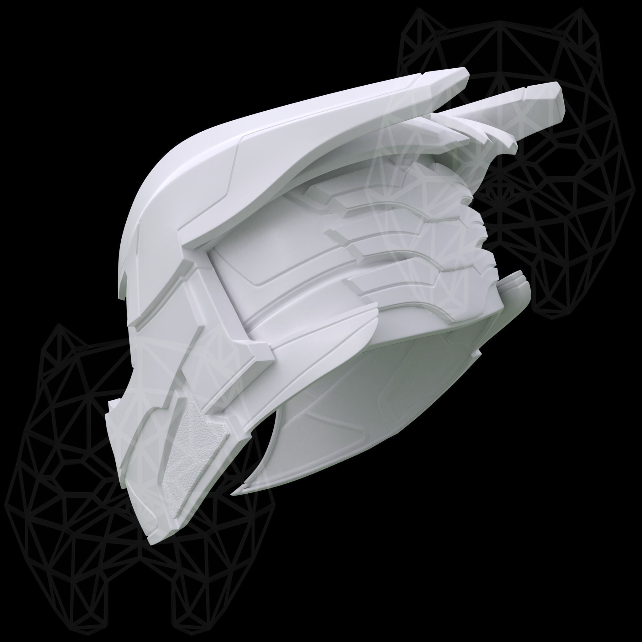 Thanos Helmet 3D print model_3