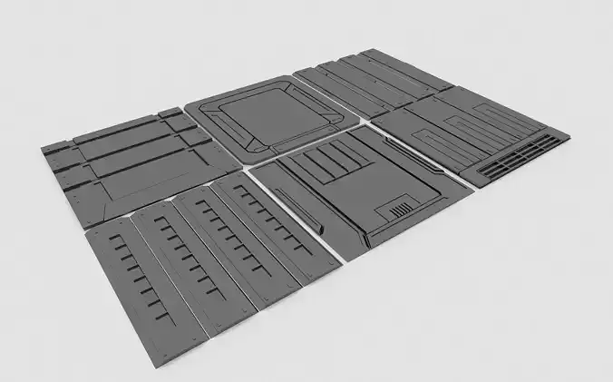 SCI FI PANEL MODEL X 6 
