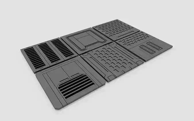 SCI FI PANEL MODEL X 6 