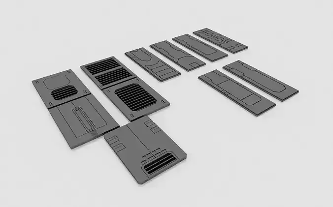 SCI FI PANEL MODEL X 11
